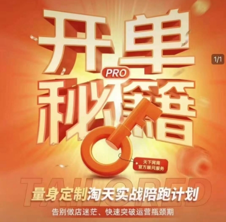 淘宝开单秘籍PRO，量身定制淘天实战陪跑计划，告别做店迷茫、快速突破运营瓶颈期(更新)-好运多多