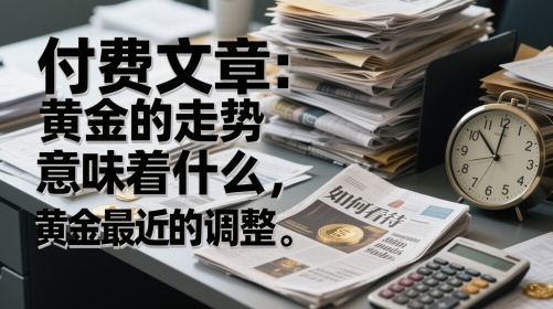 付费文章：黄金的走势意味着什么，如何看待黄金最近的调整-好运多多