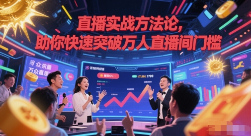 直播实战方法论，助你快速突破万人直播间门槛-好运多多