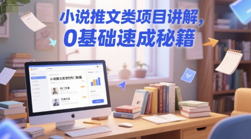 小说推文类项目讲解，0 基础速成秘籍-好运多多