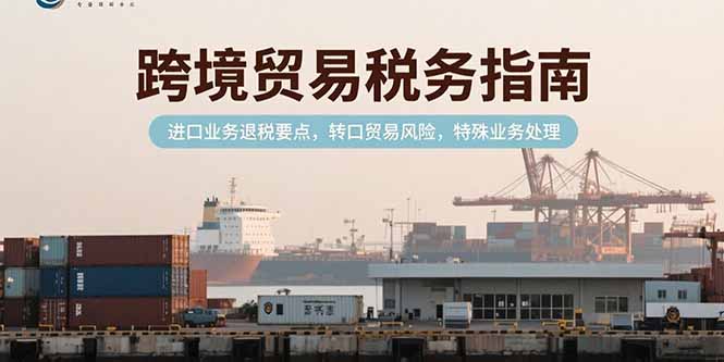 跨境贸易税务指南，进口业务退税要点，转口贸易风险，特殊业务处理-好运多多