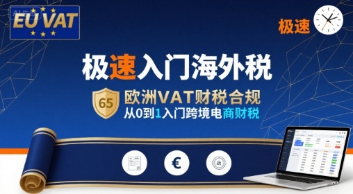 极速入门海外税，欧洲VAT财税合规，从0到1入门跨境电商财税-好运多多