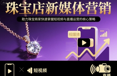 珠宝店新媒体营销，助力珠宝商家快速掌握短视频与直播运营的核心策略-好运多多