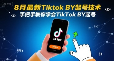 8月最新Tiktok搬运起号技术，手把手教你学会TikTok搬运起号-好运多多