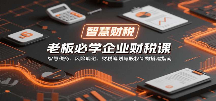 老板必学企业财税课：智慧税务、风险规避、财税筹划与股权架构搭建指南-好运多多