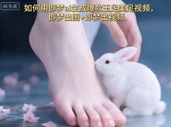 如何用即梦ai生成爆款玉足美足视频，即梦出图+即梦出视频，快速涨粉-好运多多