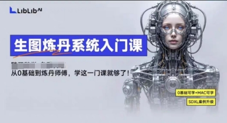 LibLibAI哩布哩布生图炼丹系统入门课,从生图到炼丹,只学这一门就够了-好运多多