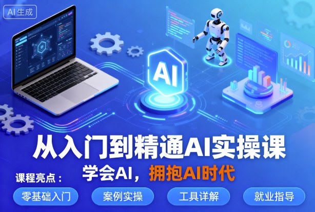 从入门到精通AI实操课，学会AI，拥抱AI时代-好运多多