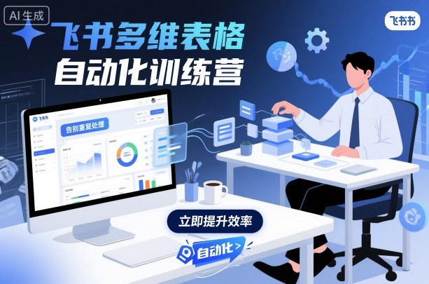 飞书多维表格自动化训练营，手把手教你告别重复处理，用多维表格开启高效办公新模式-好运多多