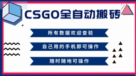 CSGO全自动搬砖，年底钱回家好项目，当天可拿到结果，新手小白轻松月入1W+【揭秘】-好运多多