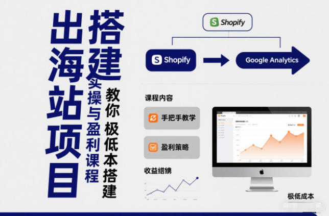 小淘出海站项目，搭建实操与盈利课程，手把手教你用极低成本搭建-好运多多