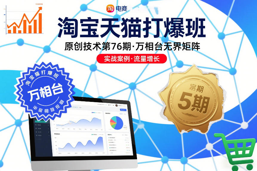 淘宝天猫打爆班原创技术第76期，万相台无界矩阵-好运多多