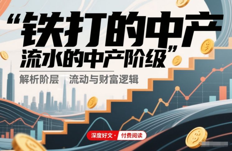 付费文章：铁打的中产，流水的中产阶级-好运多多