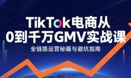 三千老师·TikTok电商从0到千万GMV实战课(更新)-好运多多