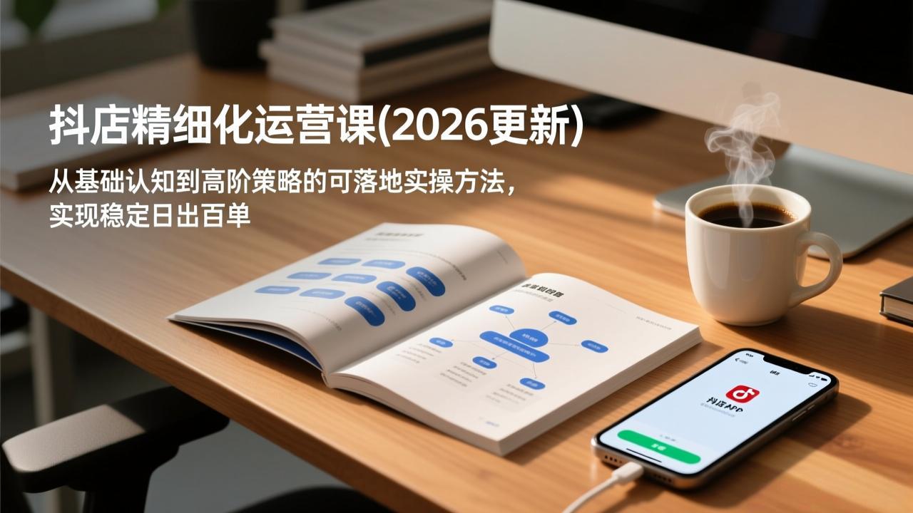 抖店精细化运营课(2026更新-好运多多