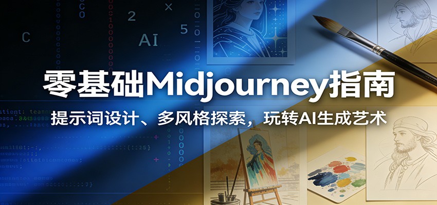 零基础Midjourney指南：提示词设计、多风格探索，玩转AI生成艺术-好运多多