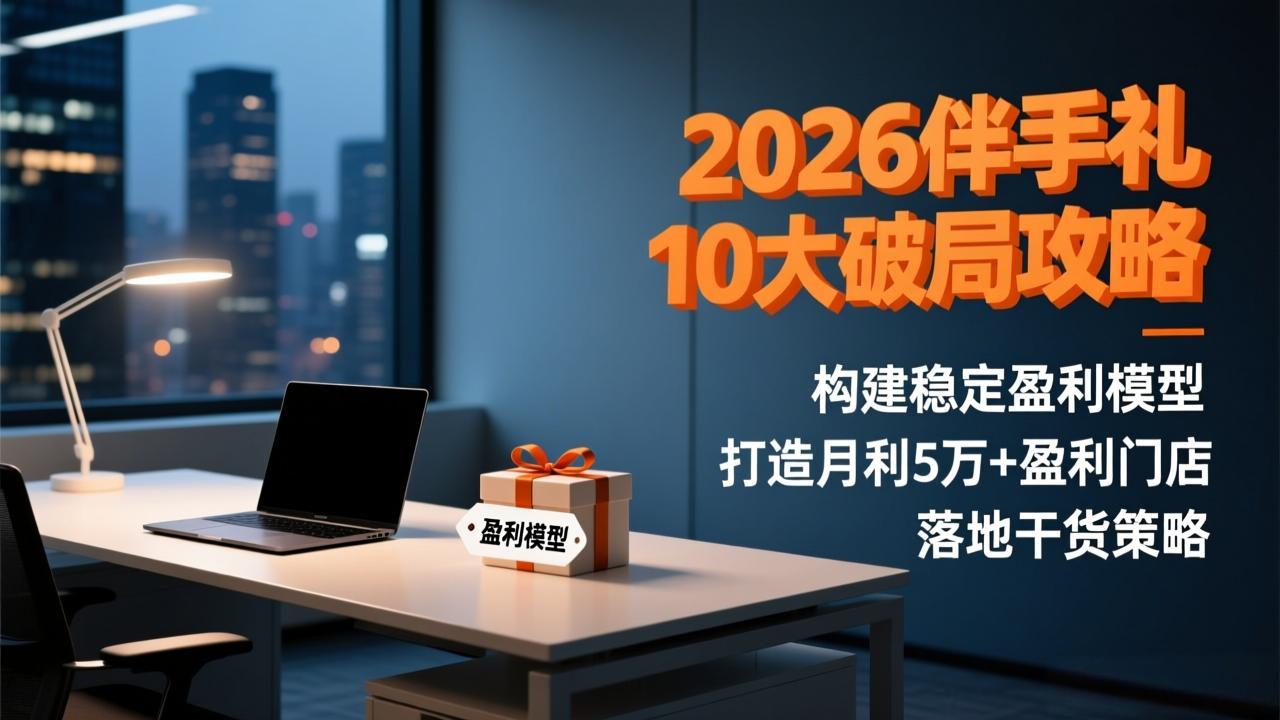 2026伴手礼10大破局攻略：构建稳定盈利模型，打造月利5万+盈利门店，落地干货策略-好运多多