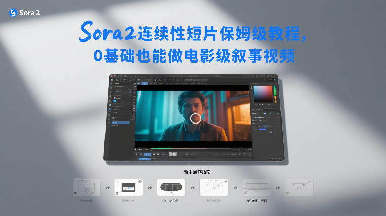 Sora2连续性短片保姆级教程,0基础也能做电影级叙事视频-好运多多