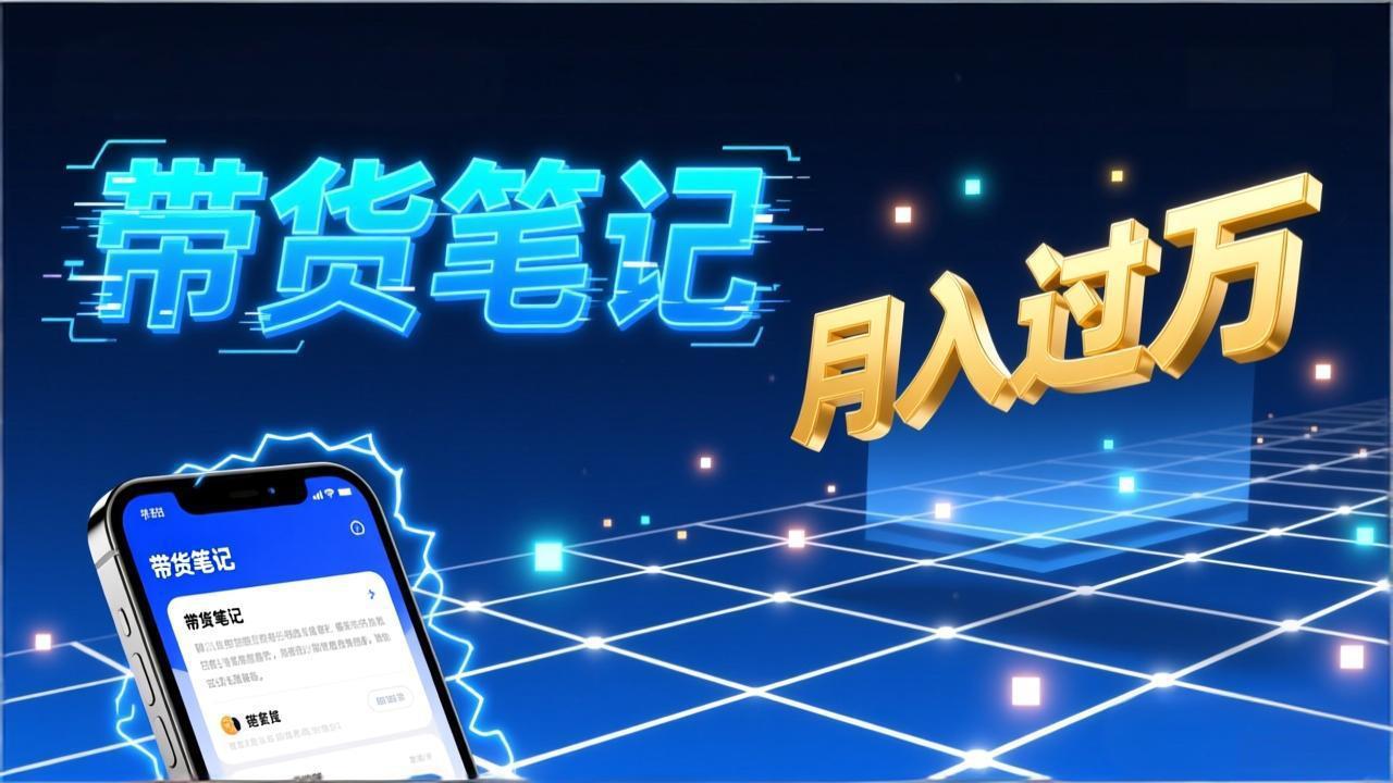 小红书爆款笔记带货实战：拆解封面标题正文全要素，手把手教你单篇笔记带货月入过万-好运多多