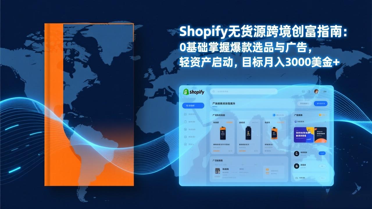 Shopify爆款打法实战：从选品到广告投放，复制爆款模型，驱动独立站月销售额破万刀-好运多多