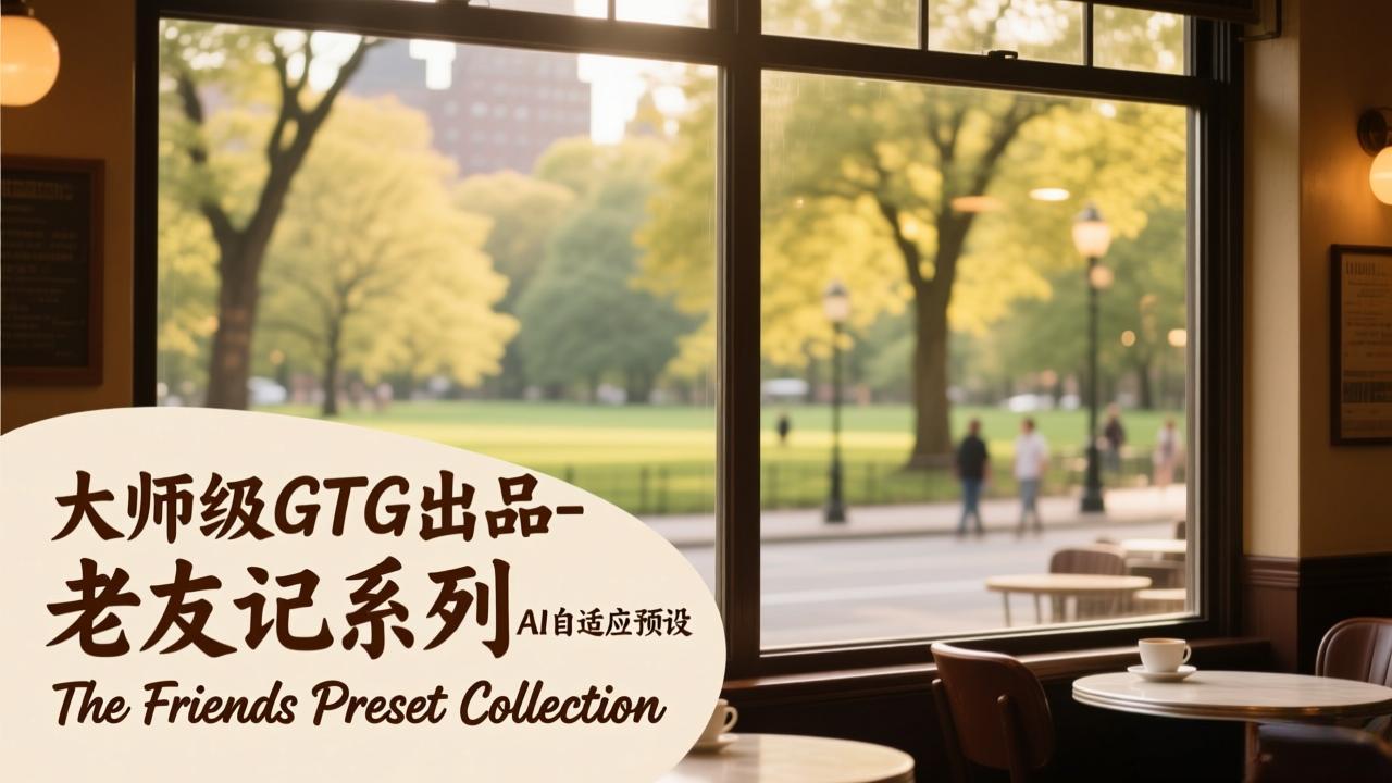 大师级GTG出品-老友记系列AI自适应预设The Friends Preset Collection-好运多多