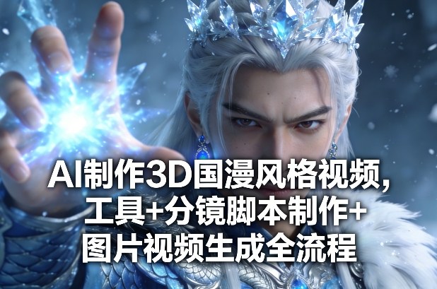 AI制作3D国漫风格视频，工具+分镜脚本制作+图片视频生成全流程-好运多多