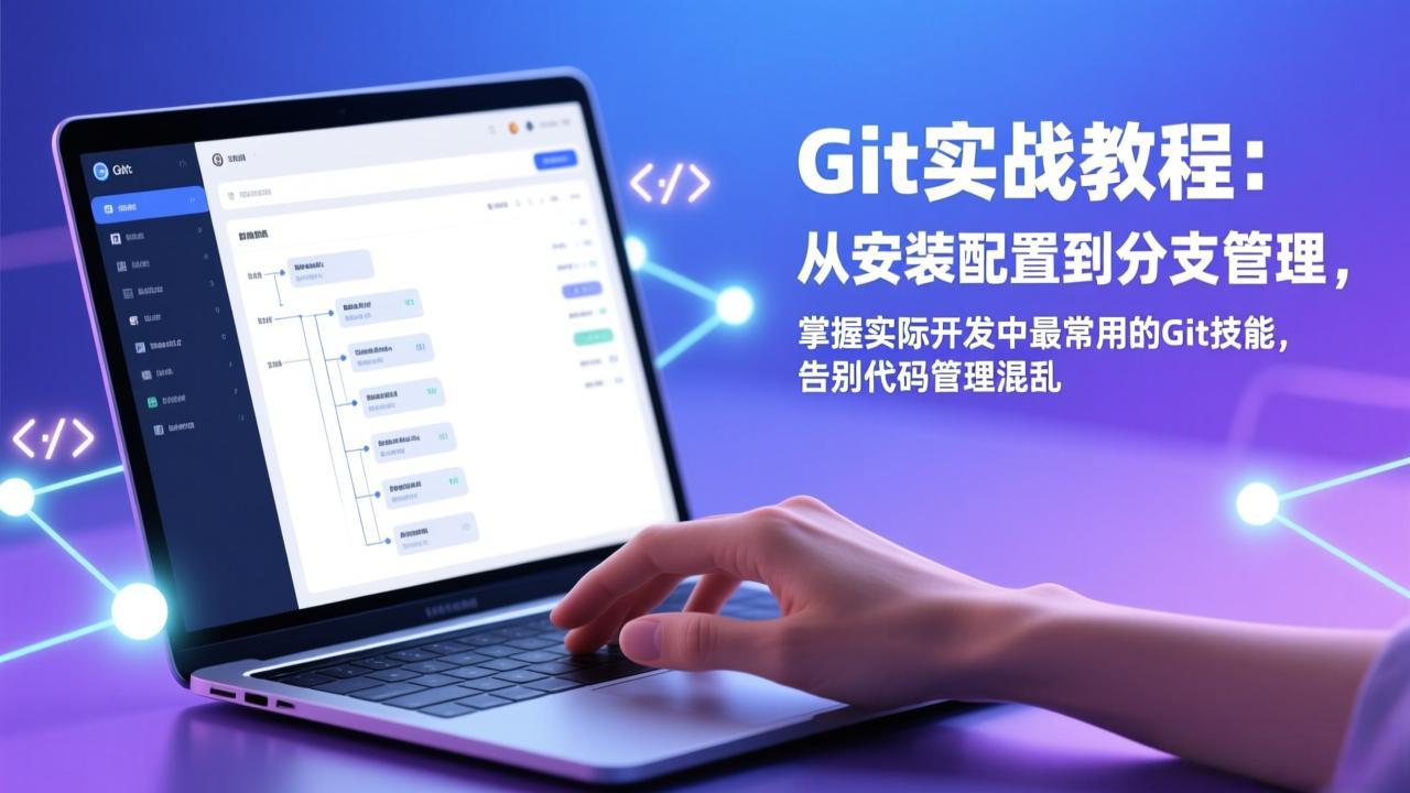 Git实战教程：从安装配置到分支管理，掌握实际开发中最常用的Git技能，告别代码管理混乱-好运多多