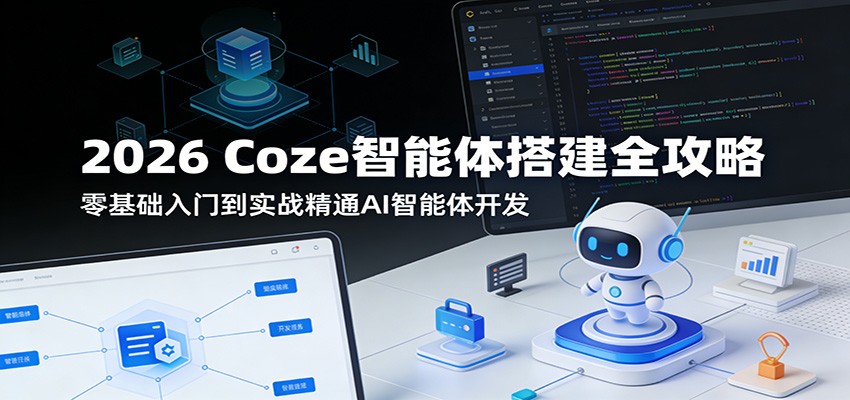2026 Coze智能体搭建全攻略:零基础入门到实战精通AI智能体开发-好运多多