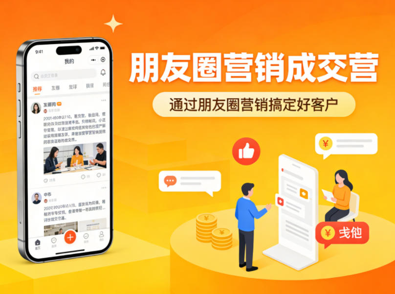 朋友圈营销成交营，通过朋友圈营销来搞定好客户-好运多多