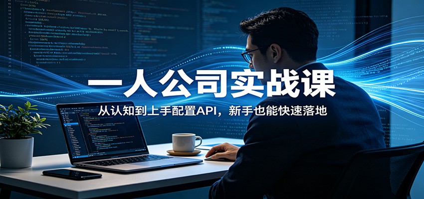 一人公司实战课:从认知到上手配置API,新手也能快速落地-好运多多