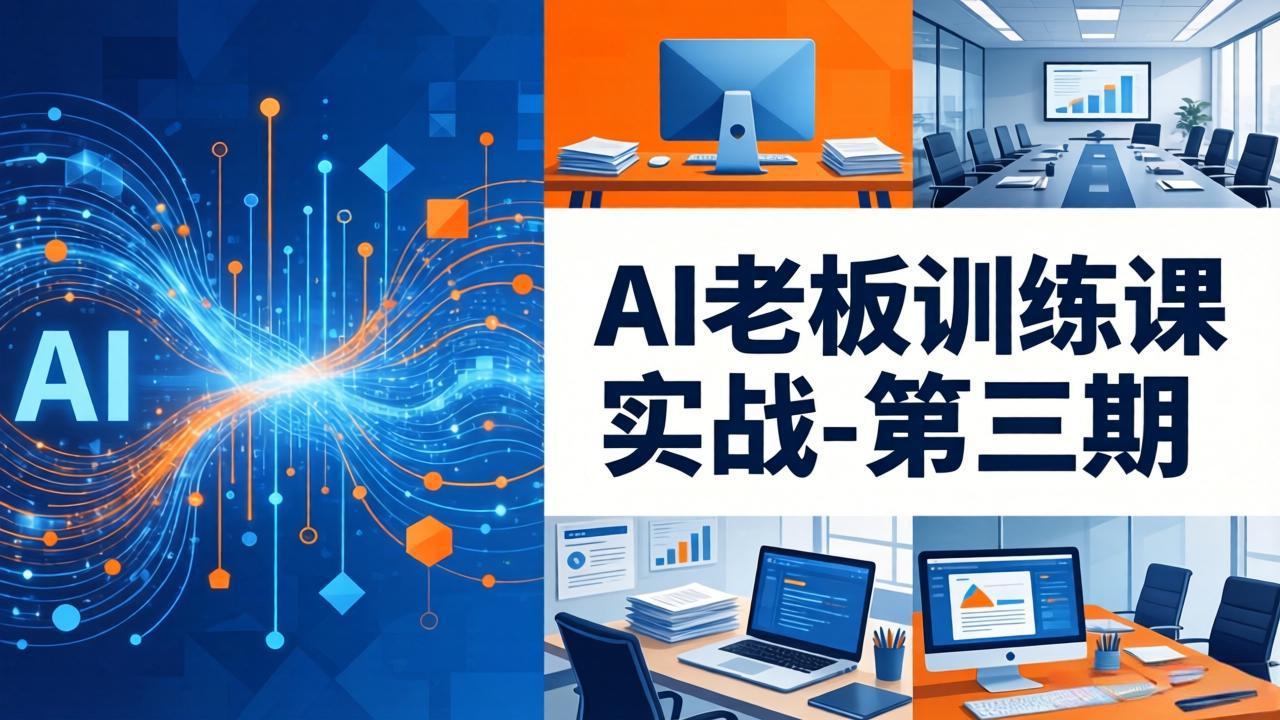 AI老板训练课实战-第三期：AI+内容应用落地教学，从0到1打通AI变现完整路径-好运多多