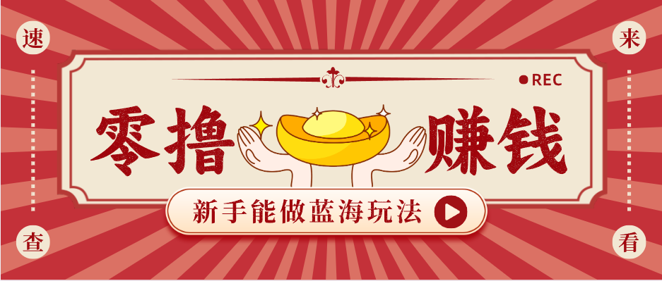 新手也能变现的蓝海玩法，一个人人能做的项目，需求量极大日入300+！-好运多多