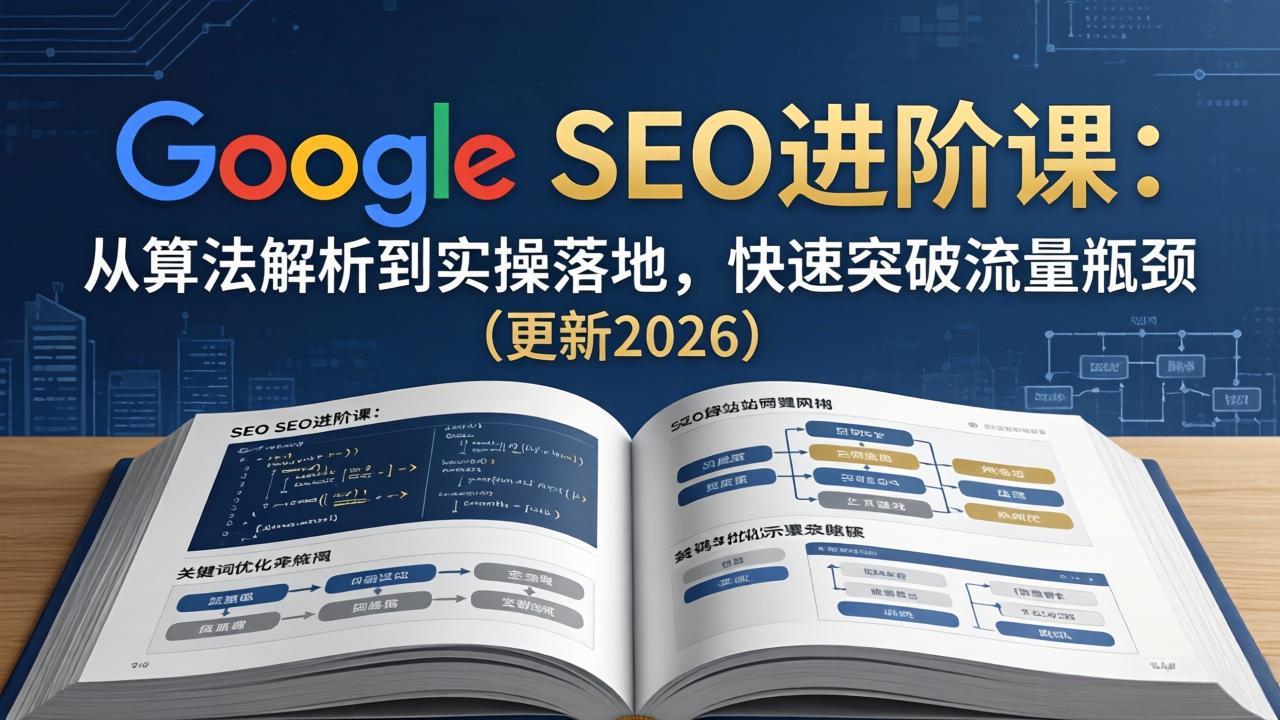 Google SEO进阶课：从算法解析到实操落地，快速突破流量瓶颈(更新2026-好运多多