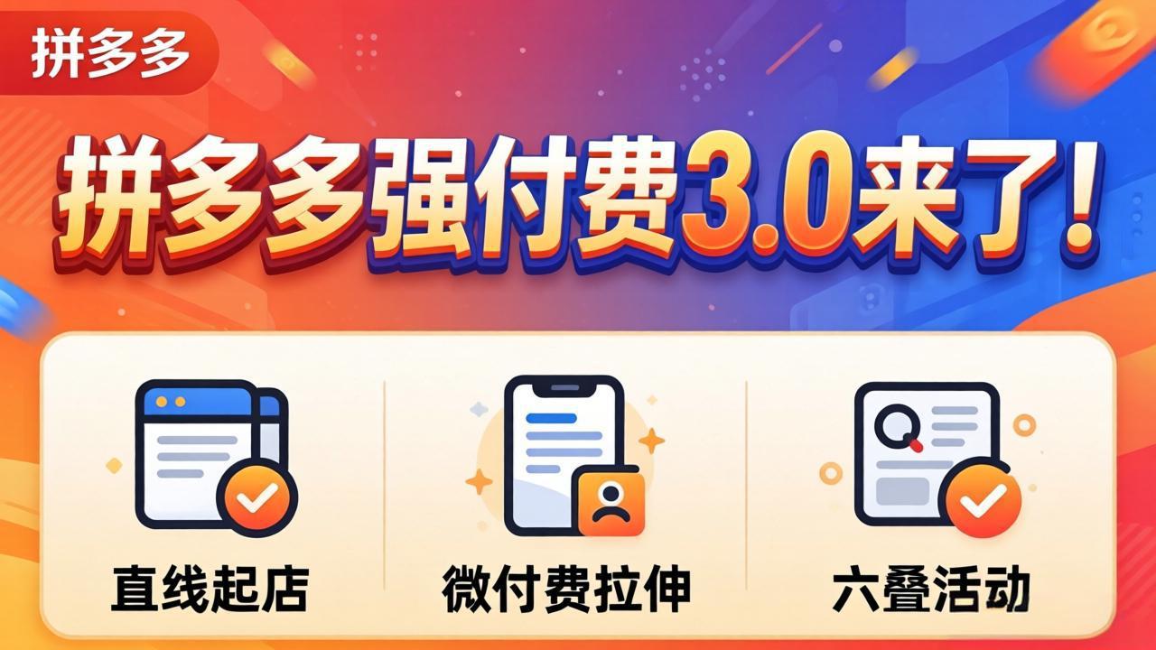 拼多多强付费3.0来了(更新4月-好运多多