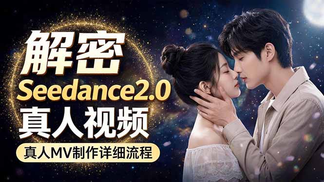 Seedance 2.0电影级真人 MV全流程拆解：提示词、运镜、粒子特效，手把手实操-好运多多