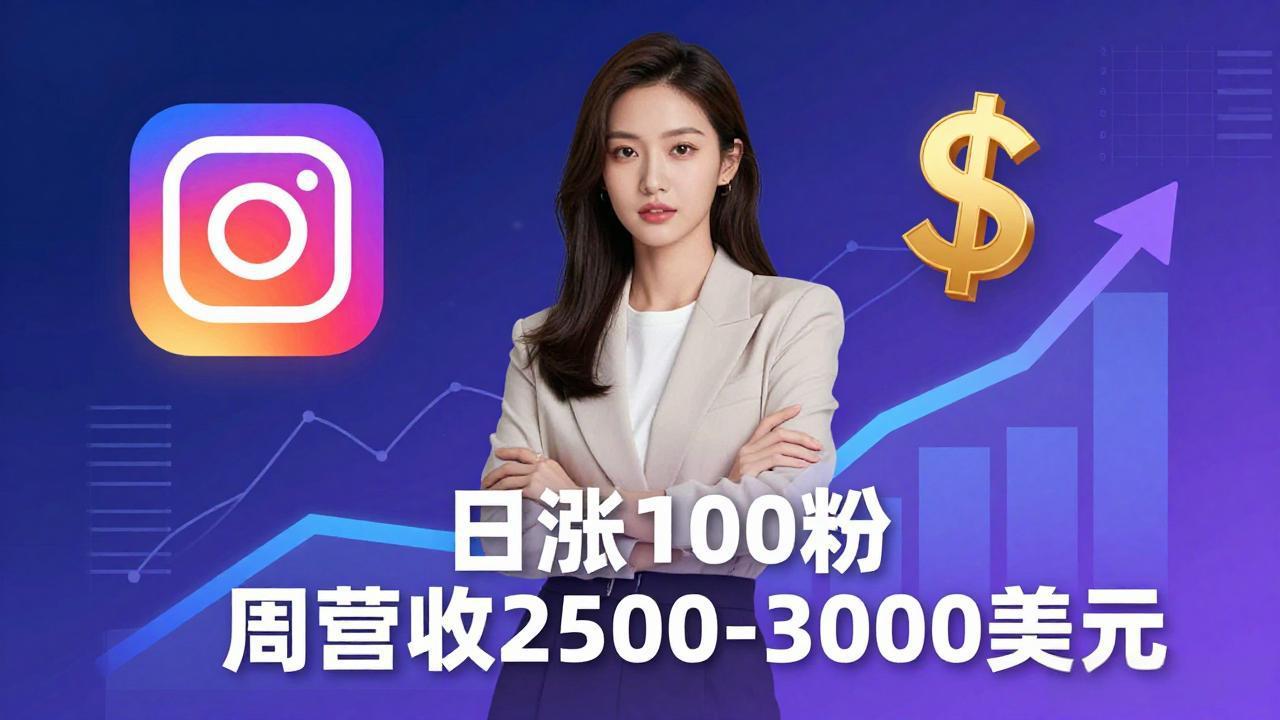 想做数字产品？Sheri亲授：日涨100粉、每周2500至3000美元的营收，Instagram躺着赚-好运多多