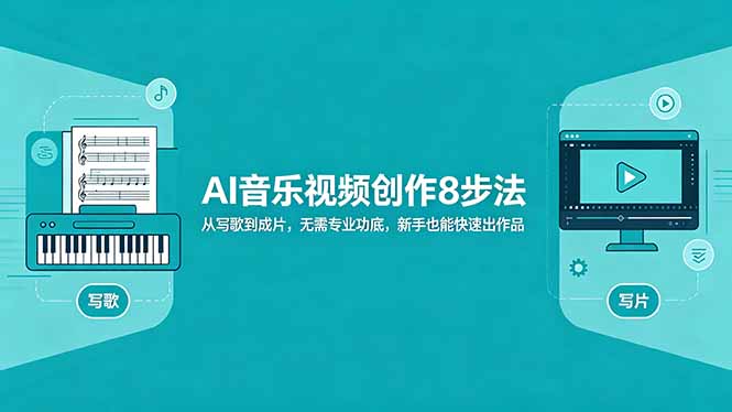 AI音乐视频创作8步法：从写歌到成片，无需专业功底，新手也能快速出作品-好运多多
