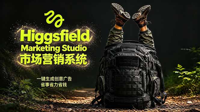 AI广告工作流实战：从脚本到画面用Higgsfield完成，商家也能做品牌视频，省万元成本！附提示词-好运多多