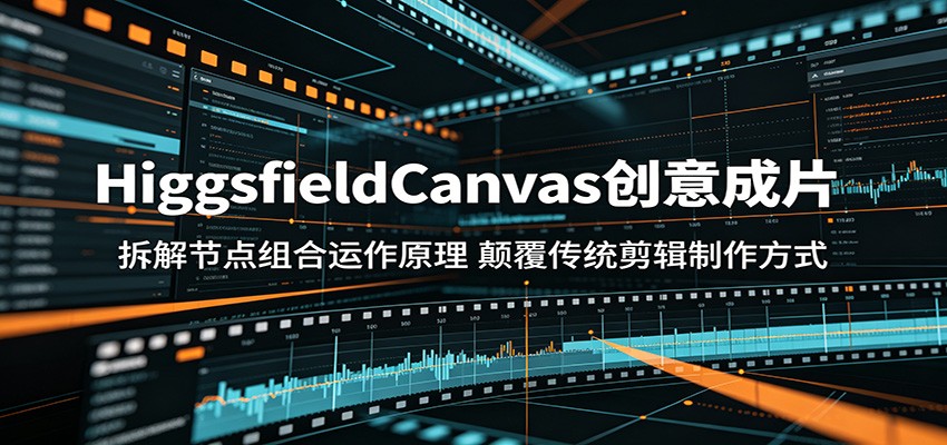 HiggsfieldCanvas创意成片:拆解节点组合运作原理,颠覆传统剪辑制作方式-好运多多