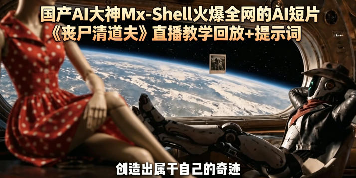 国产AI大神Mx-Shell火爆全网的AI短片《丧尸清道夫》直播教学回放+提示词-好运多多