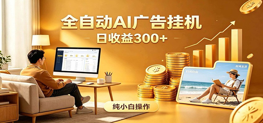 AI风口项目,全程解放双手,后台自动运行赚取收益,每天稳定收益300+-好运多多