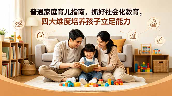 付费文章：普通家庭育儿指南，抓好社会化教育，四大维度培养孩子立足能力-好运多多