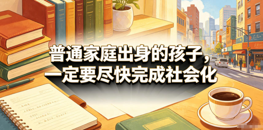 付费文章：普通家庭出身的孩子，一定要尽快完成社会化-好运多多