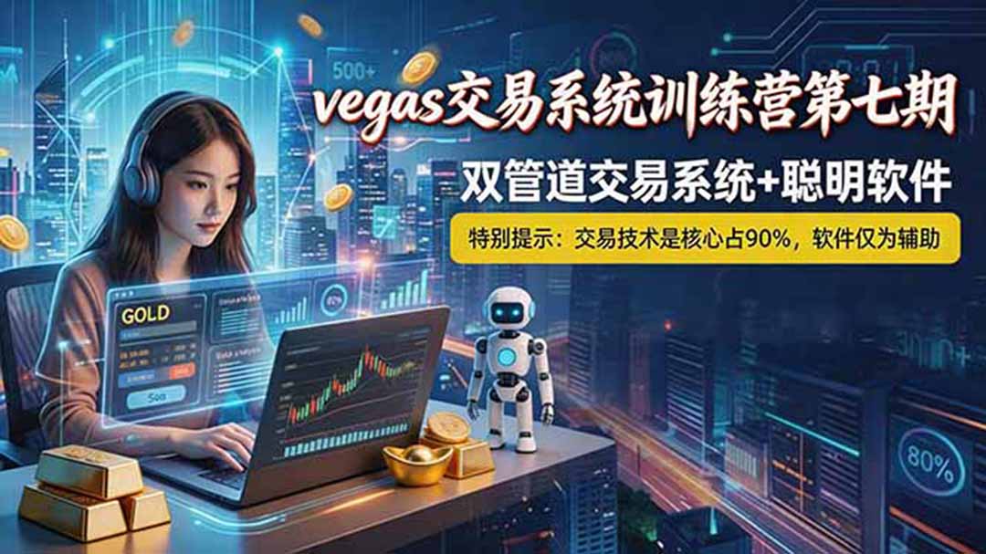 【海外美金AI搬砖】Vegas交易技术+聪明软件, 黄金期货日赚50-1000U, 长期稳定,小白轻松上手-好运多多