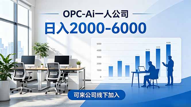 2026创业新风口—OPC一人公司模式震撼首发!日收益2000-6000+,项目绿色长久,安全稳健,合…-好运多多