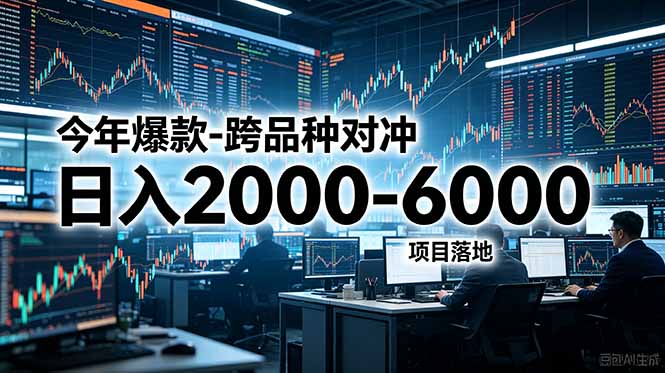 今年爆款-跨品种对冲日入2000-6000，项目落地！-好运多多
