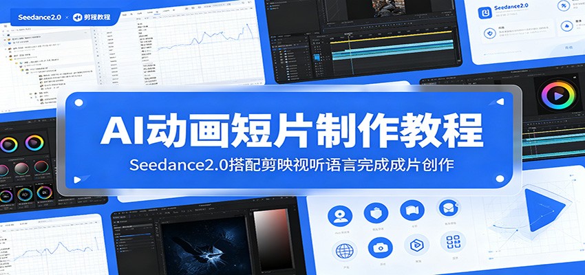 AI动画短片制作教程：Seedance2.0搭配剪映视听语言完成成片创作-好运多多