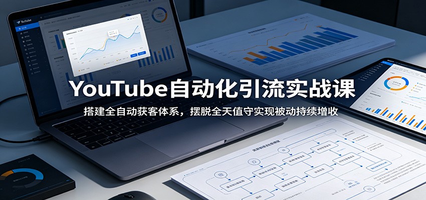 YouTube自动化引流实战课：搭建全自动获客体系，摆脱全天值守实现被动持续增收-好运多多