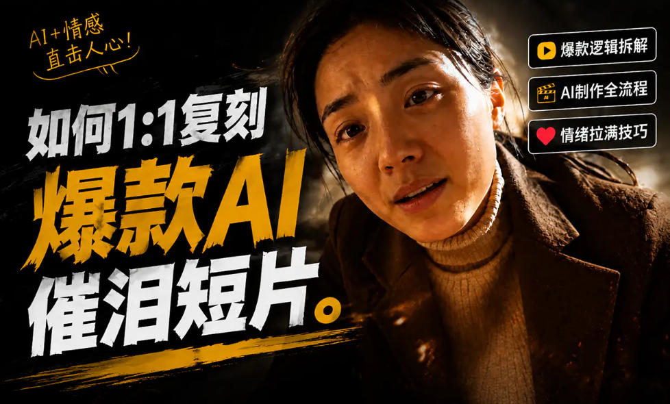 豆包+Gemini生成真人AI短剧-拆解复刻百万爆款第一人称短片,一站式讲透爆款复刻全流程-好运多多