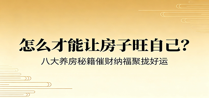 付费文章《怎么才能让房子旺自己？》八大养房秘籍催财纳福聚拢好运-好运多多